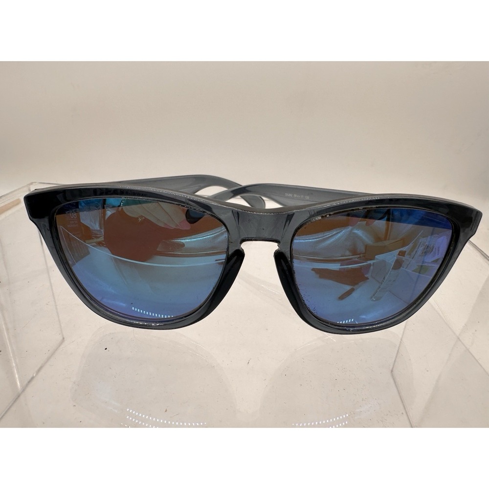 Oakley Sunglass Frogskins Limited Edition Crystal Black w/Ice Iridium 03-292